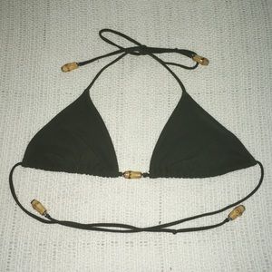 Green bikini top
